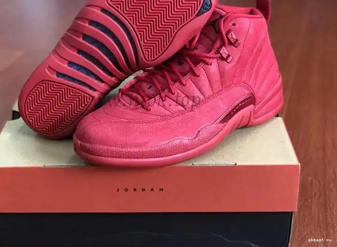 God PK Air 12 “Bulls”retail Jordan leather 0501